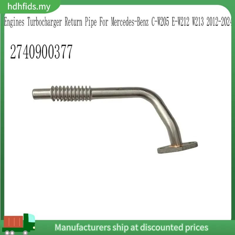 2740900377 เครื่องยนต์ Turbocharger Return Pipe Turbo Oil Return Line Hose สําหรับ - C-W205 E-W212 W