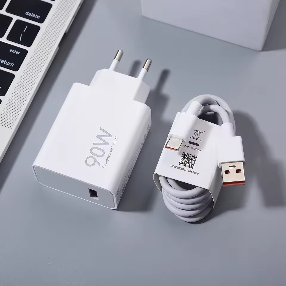 Original Xiaomi 90W 6A Turbo Fast Wall Charger สําหรับ Mi 11 12 Lite 13T 14 Ultra Redmi หมายเหตุ 11T 12T 13 15 Pro POCO F4 X5 สาย USB C