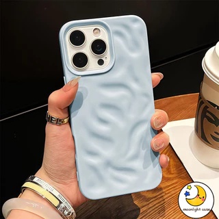 🎀 GOOD 🎀 เคสเหมือนอุกกาบาต เหมือนปล่องภูเขาไฟอุกกาบา ไม่สม่ำเสมอ สําหรับIPhone16 15 13 12 11 7 8plus Pro Promax X XR XS