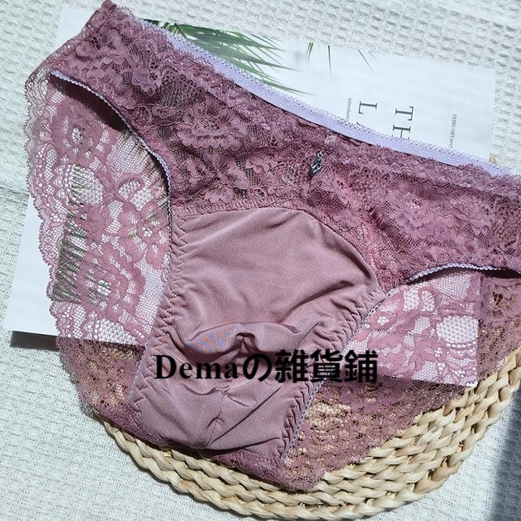 Dema ร้านขายของชําเซ็กซี่สีม่วงยืดลูกไม้ผ้าไหมน้ําแข็งเย็บกึ่งโปร่งใสเล็กน้อยโปร่งใสกางเกงผู้ชายกลุ่