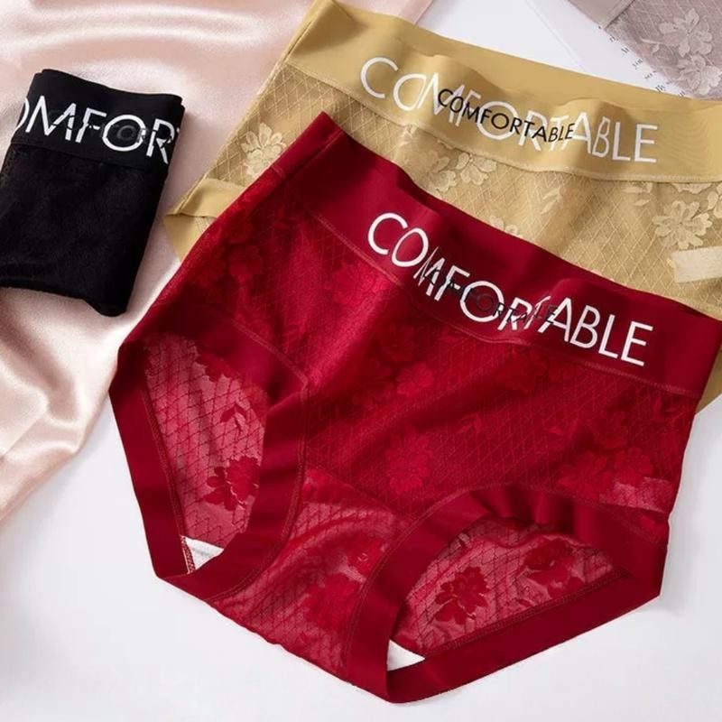 กางเกงชั้นในผู้หญิง เนื้อผ้านุ่มเบาใส่สบาย ระบายอากาศได้ดี ขนาดไซส์ M-2XL