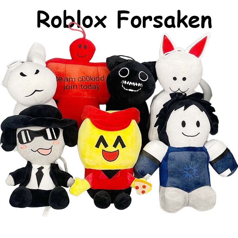 Roblox Forsaken Plushine ของเล่น 20 ซม. Chance Man Elliot Gobby ตุ๊กตาตุ๊กตาของเล่นสําหรับของขวัญเด็