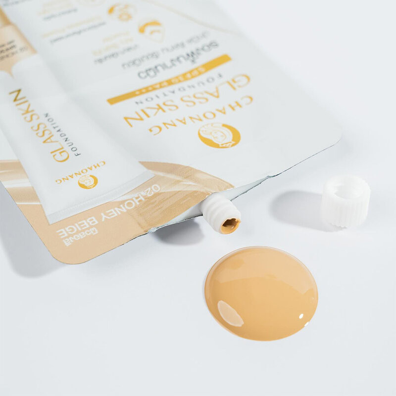 Chaonang Glass Skin Foundation SPF30 PA+++ 5g เจ้านาง รองพื้นงานผิว. รูปที่ 5