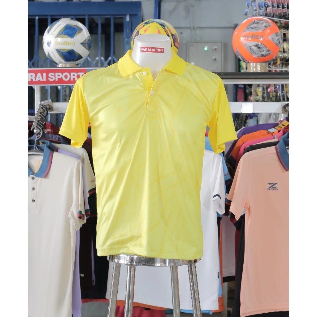 เสื้อกีฬาคอปกผู้ชาย SA304 ผ้าไมโครไฟเบอร์ Slim Fit thumbnail 6