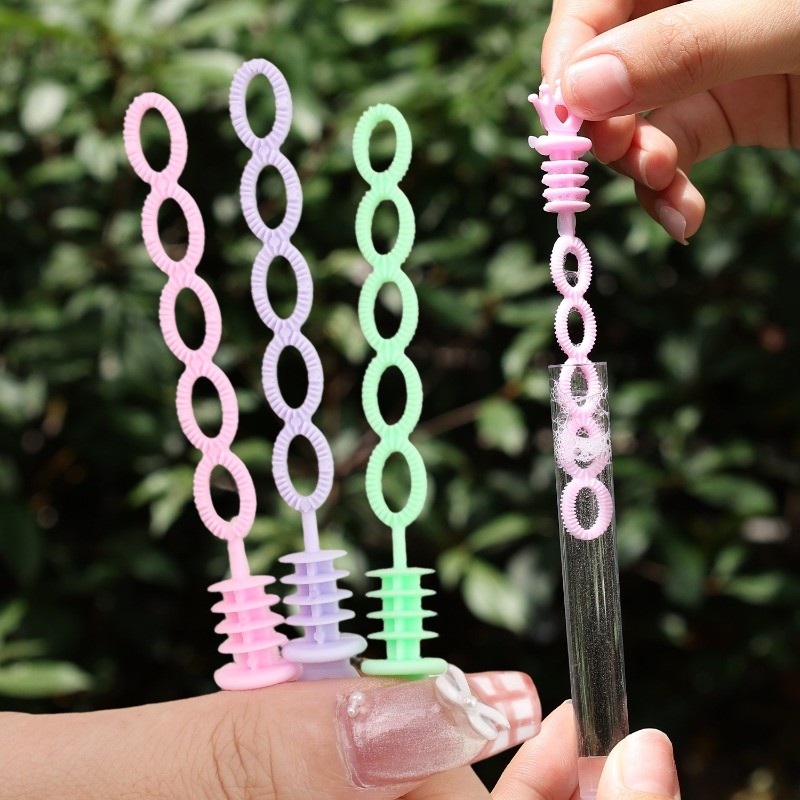 10ชิ้นที่มีสีสันฟองขวดสบู่-มินิเป่าฟองหลอดที่ว่างเปล่า-ห้าหลุมมงกุฎฟองคัน-พ่อแม่และลูกโต้ตอบของเล่น-แต่งงานงานเลี้ยงวันเกิดตกแต่ง ราคา ถูกที่สุด ดีลบีเคเค แกลเลอรีภาพที่ 5