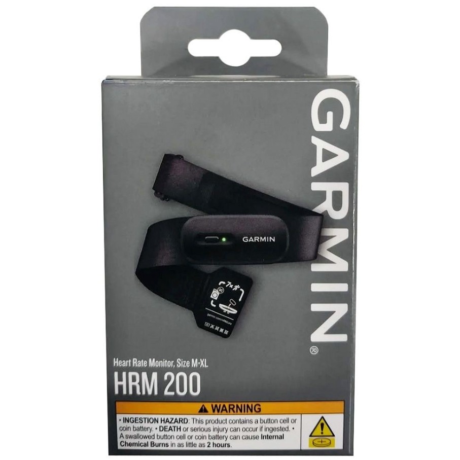 Garmin HRM 200 (M-XL) Heart Rate Monitor Running Cycling Monitor Strap เหมาะกับขนาดหน้าอก M-XL 80-11