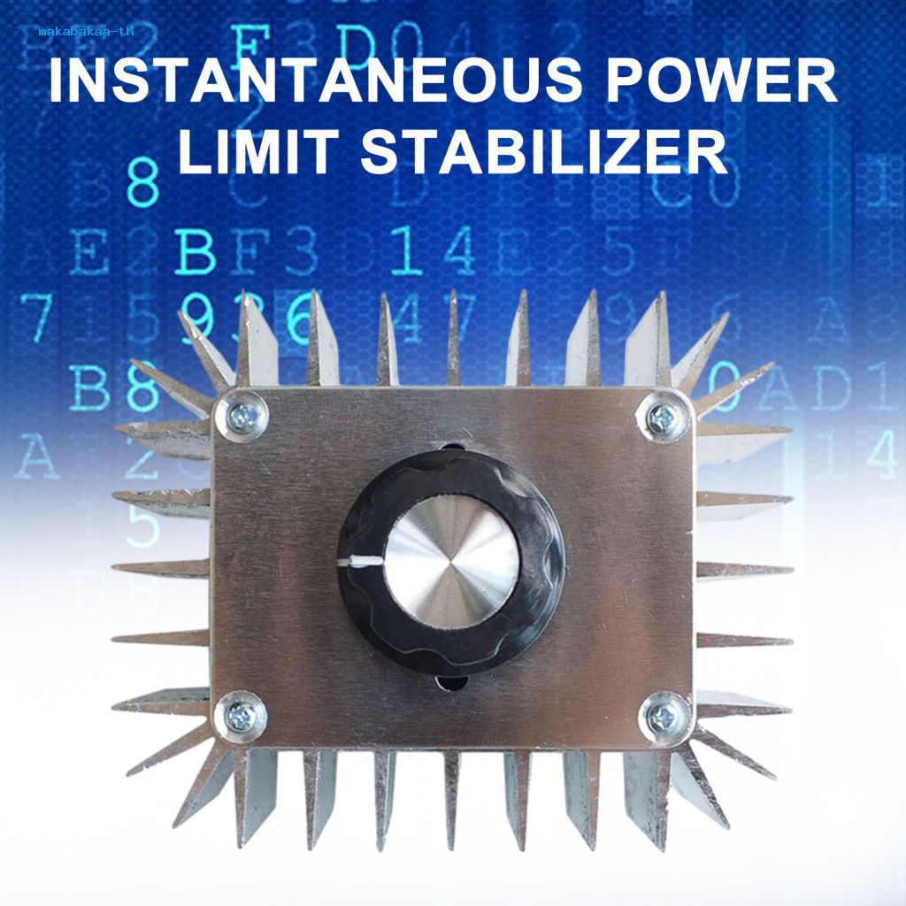 maka แรงดันไฟฟ้า Stabilizer 5000w 5000w Ac แรงดันไฟฟ้า Dimmer สําหรับ Electronics ปรับอุณหภูมิไฟฟ้า 