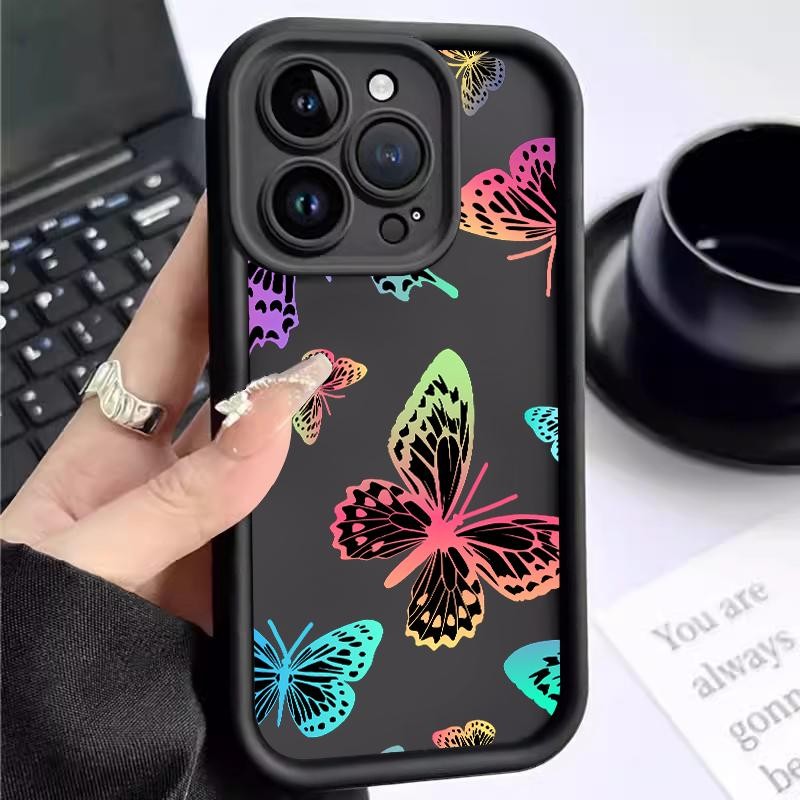 สําหรับ IQOO Z9X 5G Z9 5G Neo U5x Z6 5G Z7i กรณีซิลิโคนกันกระแทก Simple Word-Word Mikeycase