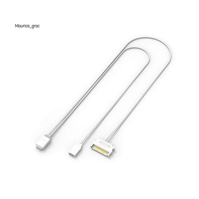 To ARGB Lighting Power Adapter Cable คอมพิวเตอร์ ARGB Controller to ARGB Reset Power Cable PC Manual