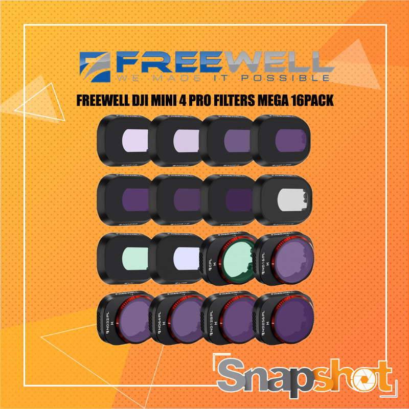 FREEWELL ตัวกรอง DJI MINI 4 PRO MEGA 16PACK [FWMN4MEGA]