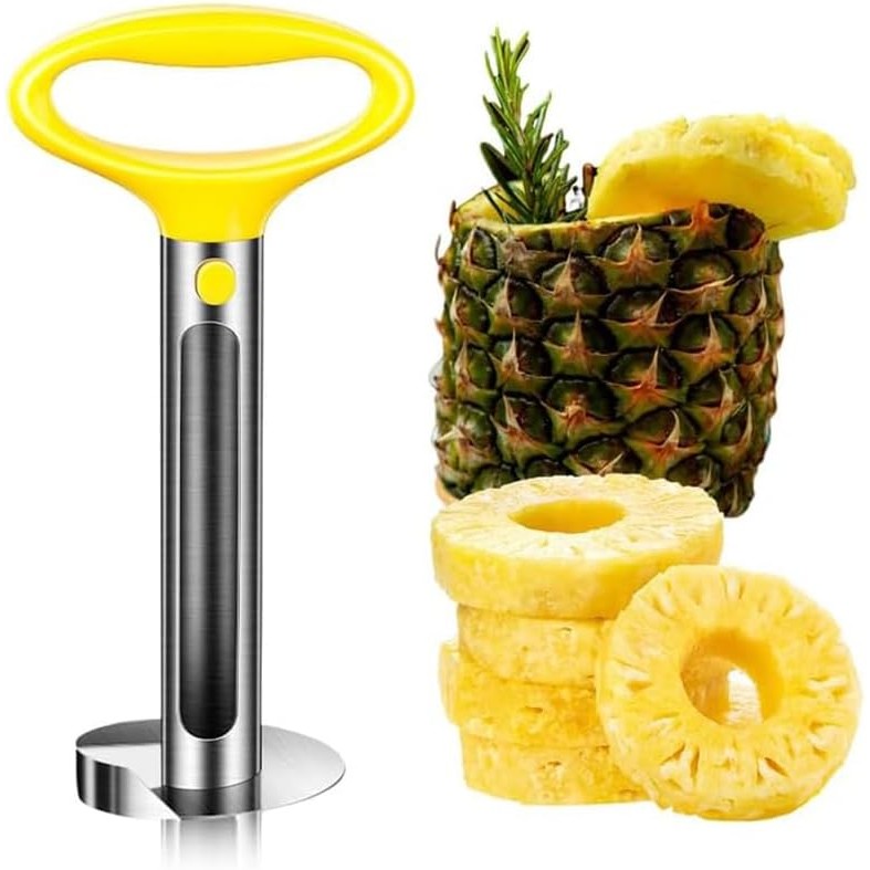 ที่คว้านสับปะรด Pineapple Corer Slicer สำหรับปอก คว้าน หั่นสับปะรด ใช้งานง่ายในครัว