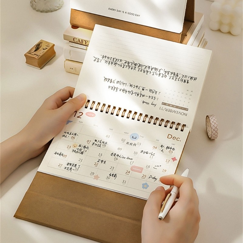 WER ขนาดใหญ่ 2026 ตารางปฏิทินเขียน Pad 16 เดือน Runs จาก Sep 2025 ถึง Dec 2026 ตารางปฏิทิน Planner ส