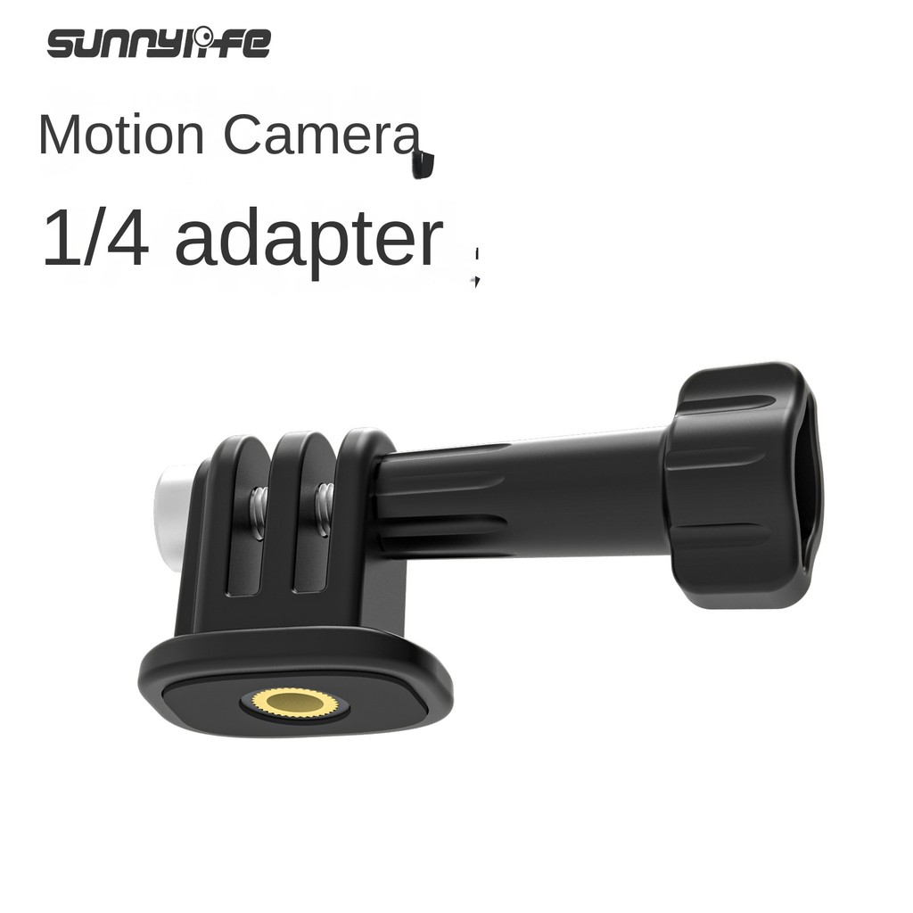 Sunnylife OSMO 360 กล้องแอคชั่นแคมเมรา 1/4 อะแดปเตอร์ขั้วต่อขาตั้งกล้อง Action5Pro ฐานปรับมุม