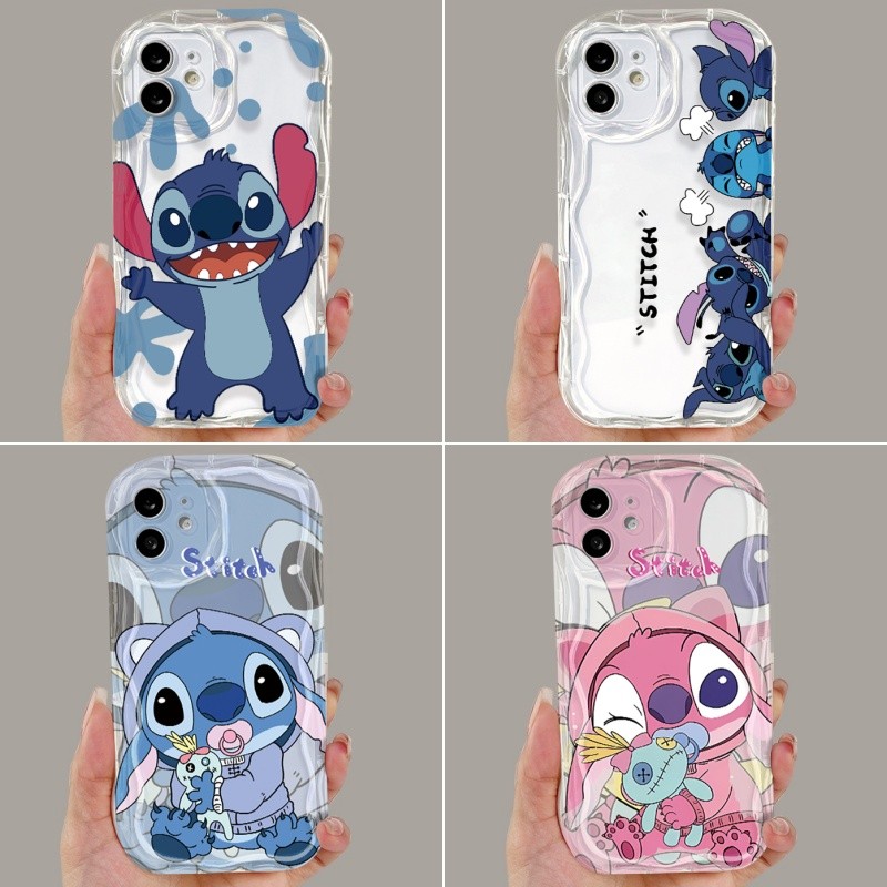 การ์ตูน Stitch Angel เคสโทรศัพท์สําหรับ Infinix Hot 40i Hot 8 9 Pro 9 Play 10 Lite 10 Play Hot 11 Pl