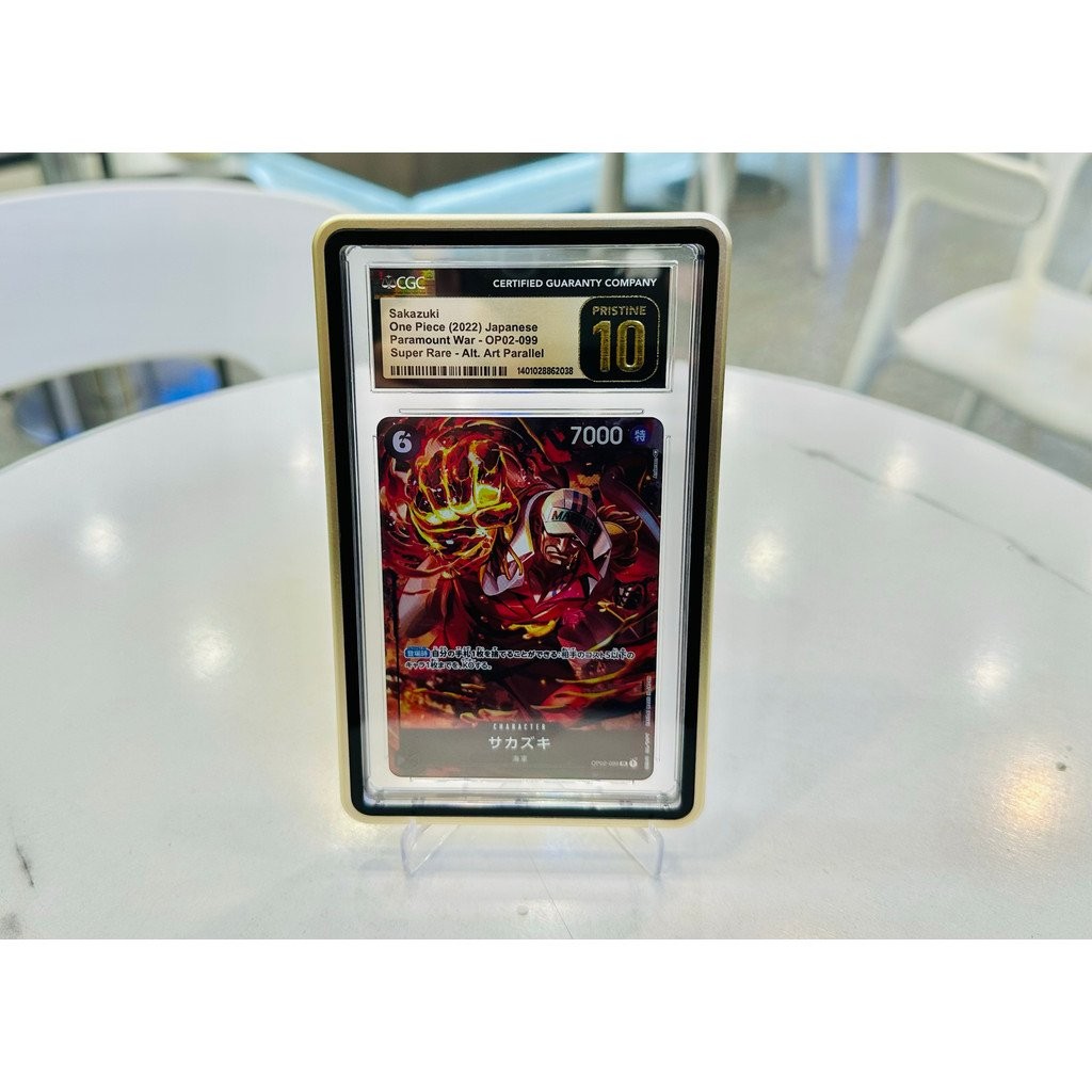 CGC35Pt Grading Card เคสป้องกันฐานอลูมิเนียมประเภทแม่เหล็กการ์ดกรณีการ์ดป้องกันกรณี TCG/OPCG