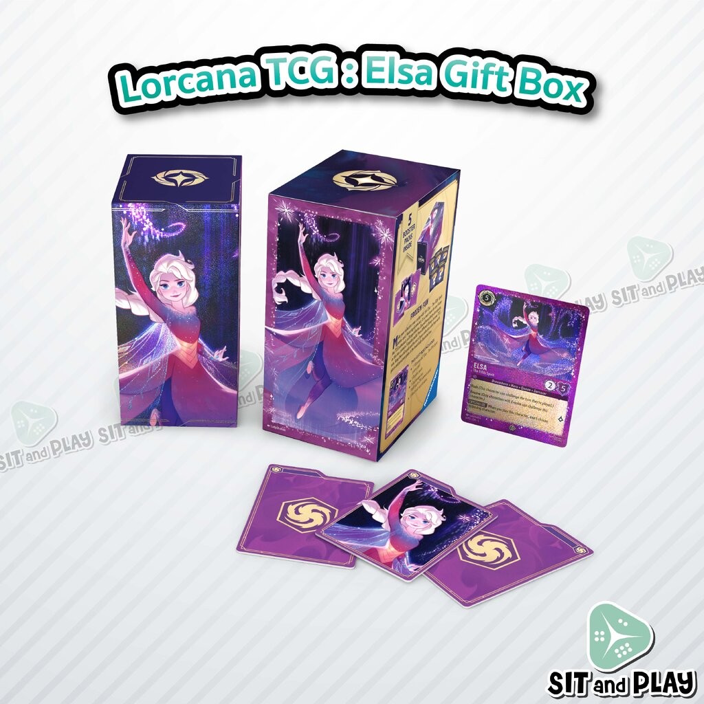 [Pre-Order 03OCT25] Lorcana - Elsa Gift Box ภาษาอังกฤษ ของแท้ Disney