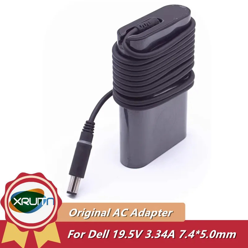 อะแดปเตอร์แล็ปท็อปเดิม 65W 19.5V 3.34A LA65NM130 HA65NM130 0JNKWD 0G4X7T Charger สําหรับ Dell Latitu