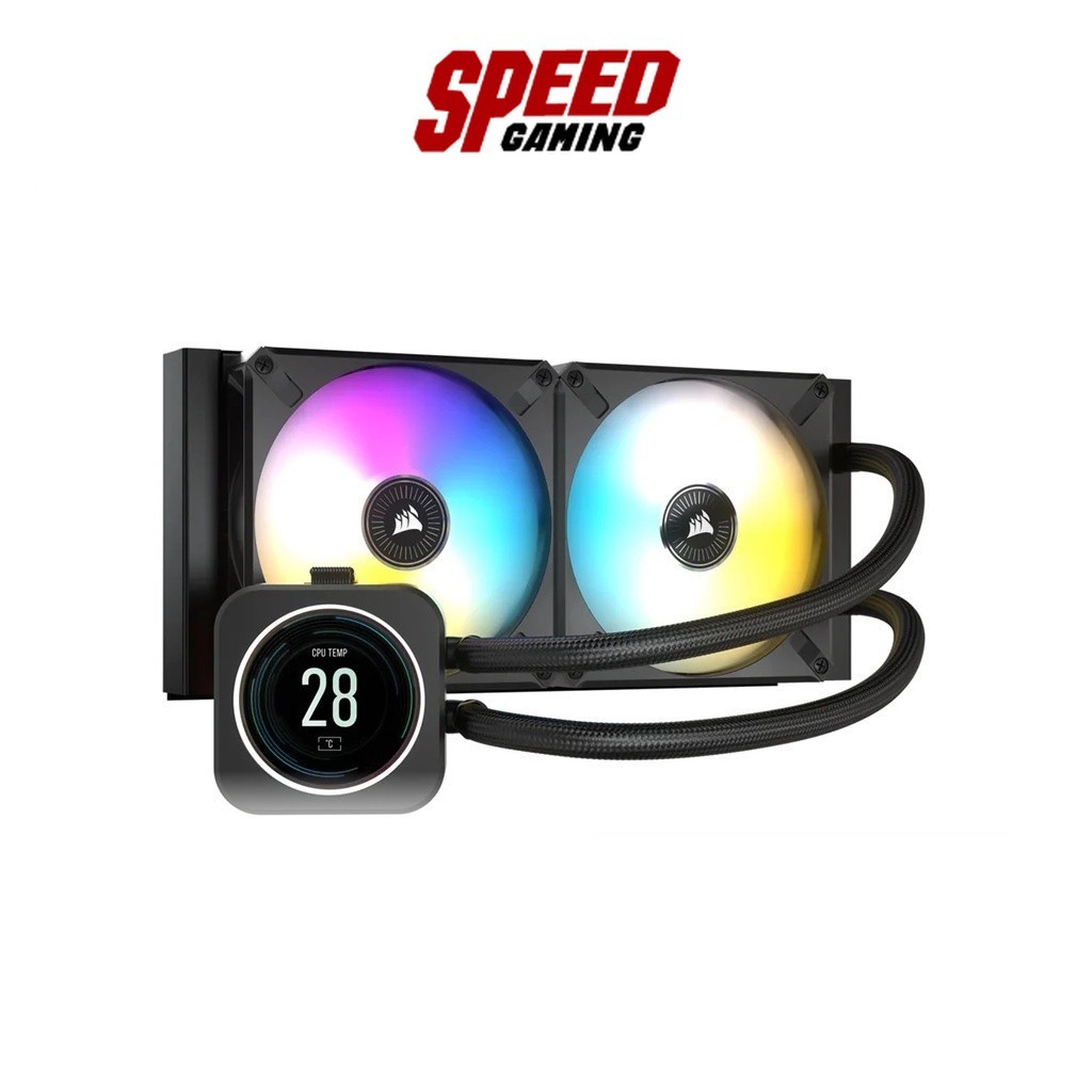 CORSAIR COOLING CPU ICUE H100i RGB ELITE LCD/5Y By Speed Gaming