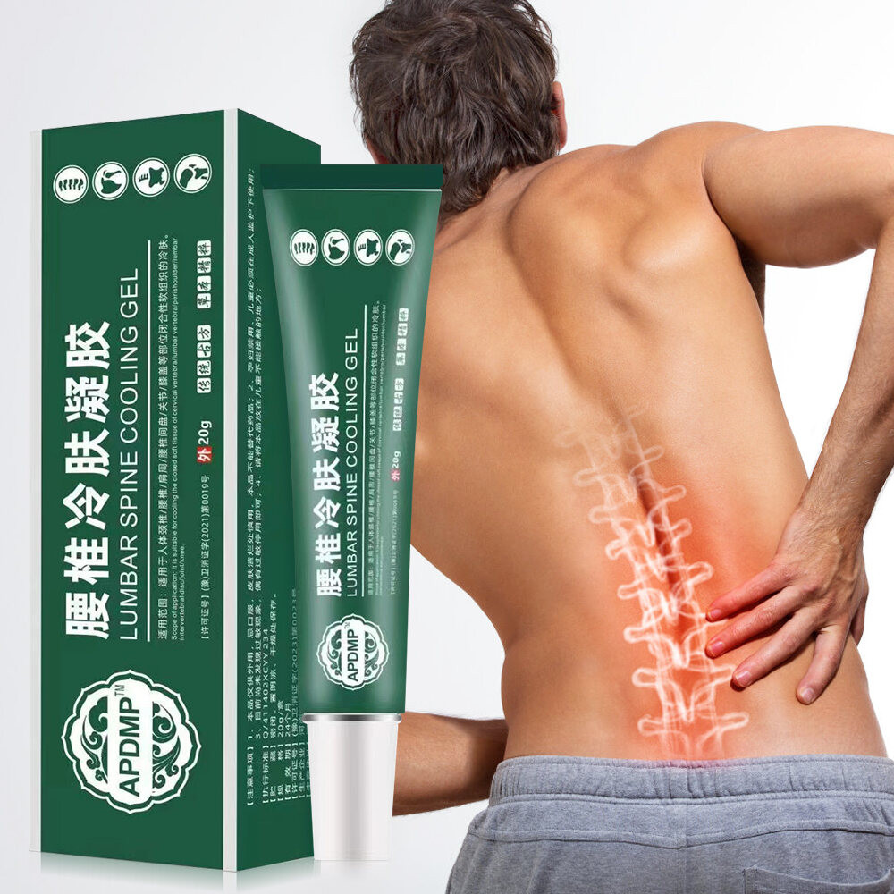 1/3/5/10pcs Lumbar Spine เจลประคบเย็นกระดูกสันหลังปวดข้อ Ointment Lumbar Disc Herniation บรรเทาอาการปวดข้อปากมดลูก 20g