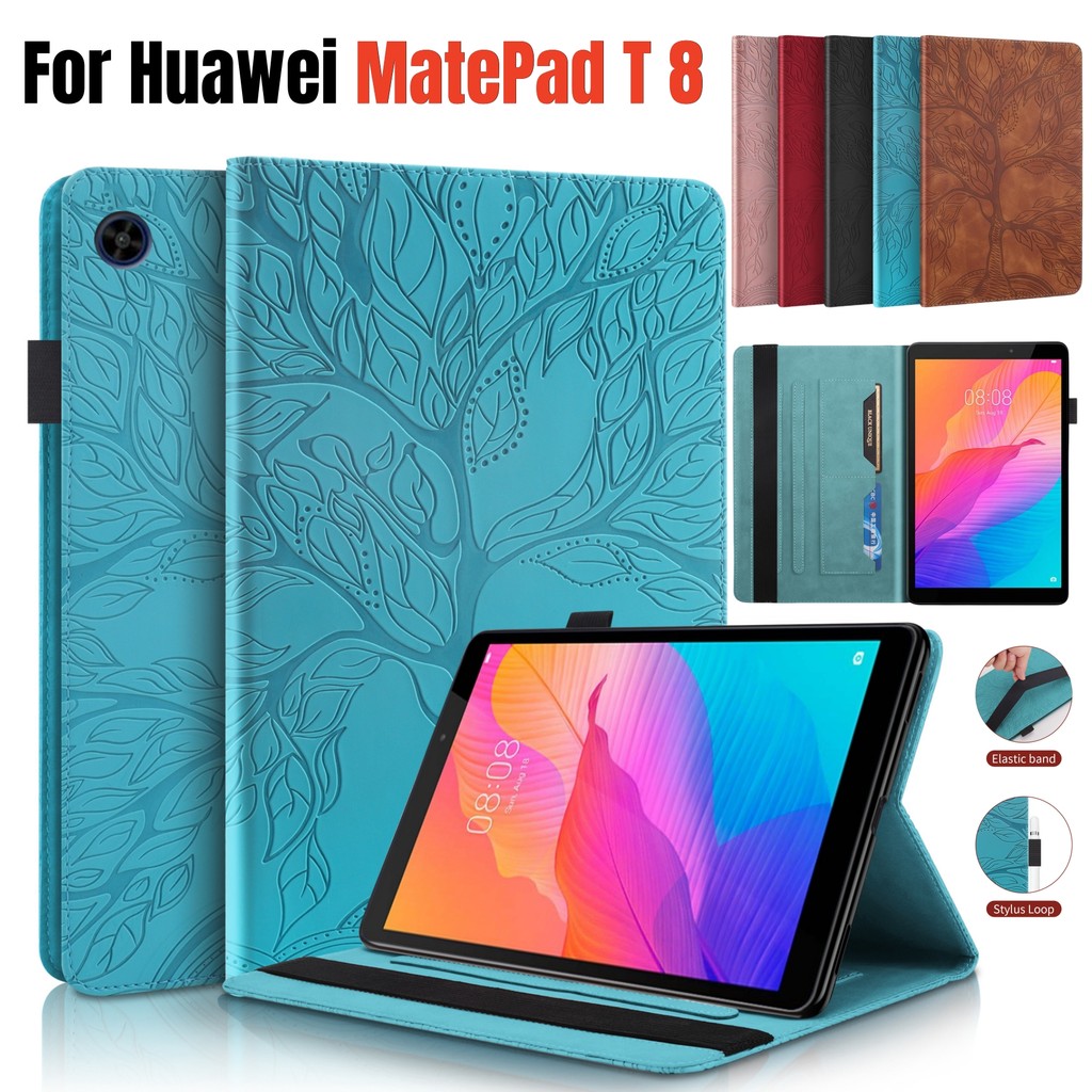 สําหรับ Huawei MatePad T8 T 8 8.0 นิ้วคุณภาพสูง PU หนัง Kobe2-L09 Kobe2-L03 KOB2-L09 KOB2-W09 KOB2K-