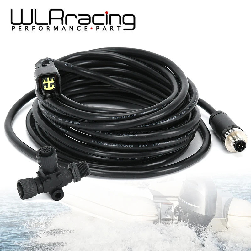 QQ สําหรับ Lowrance & Simrad 000-0120-37 สําหรับ Yamaha เครื่องยนต์สายเชื่อมต่อ NMEA 2000 (7 M) w/ "