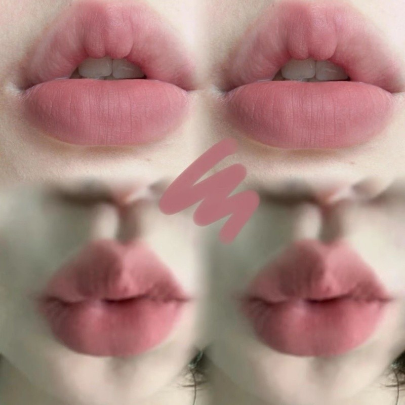 เพาะกาย Chuangyan Low Saturated Lip Cream Cloudy Matte Lipstick Lip Gloss Matte Velvet Nude Color No