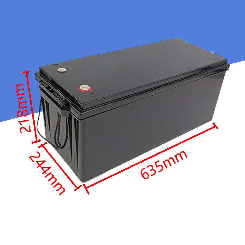 12โวลต์300อา กรณีแบตเตอรี่ ชีวิตปอ4กล่องแบตเตอรี่เปล่าพร้อมที่จับ32650กล่องป้องกันสําหรับระบบสุริยะก