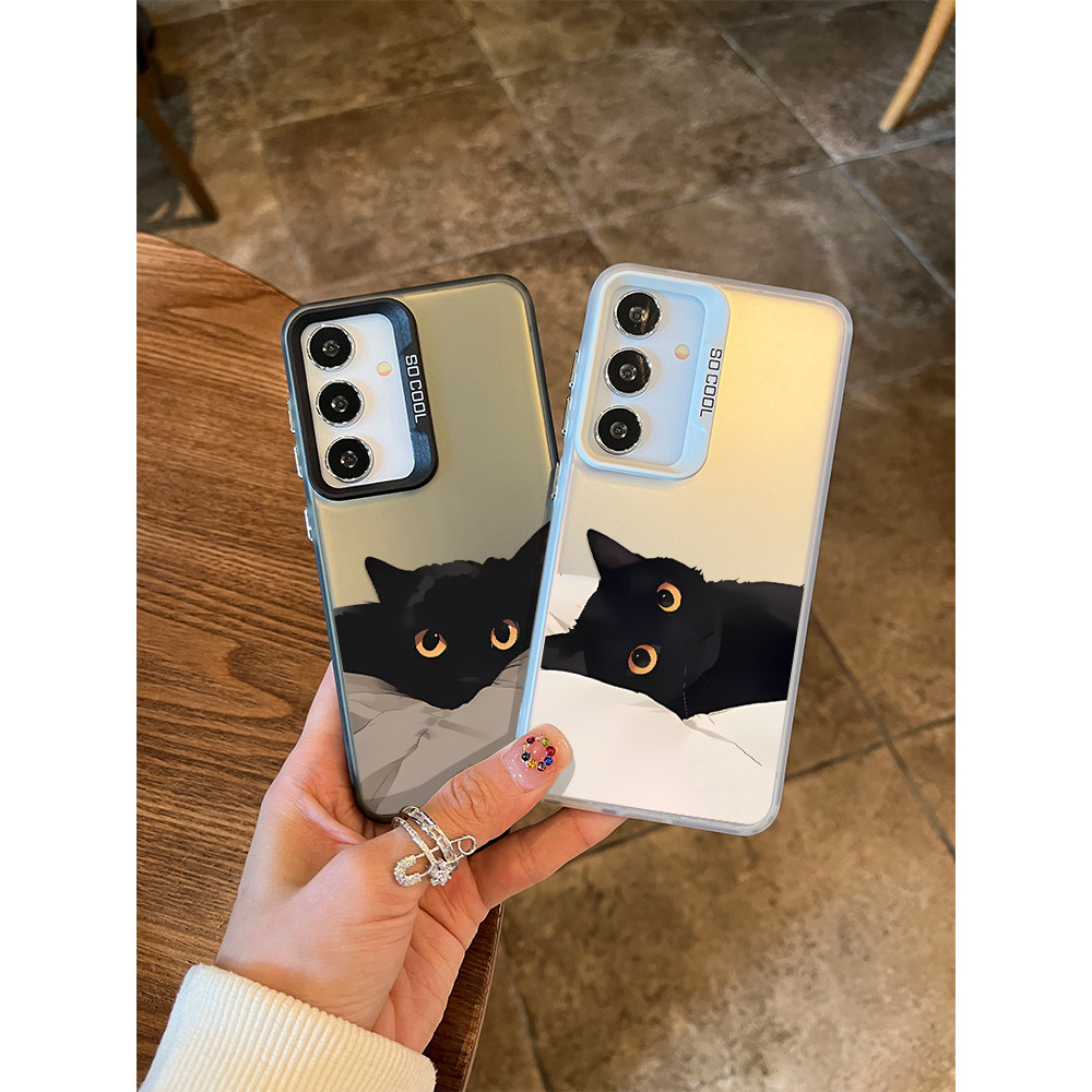 ลูกแมวผ้านวมการ์ตูนSamsungเคสโทรศัพท์เหมาะสําหรับA25 A55 A56 A13 A14 S23ULTRA S22 S23 S24 S25 ULTRA 