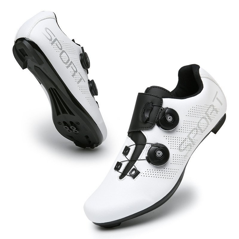 รองเท้าขี่จักรยาน SHIMANO สำหรับผู้ชายและผู้หญิง ออกแบบเพื่อความสบายและความทนทาน เหมาะสำหรับการขี่จักรยานเสือภูเขา ระบายอากาศได้ดีและกันลื่น
