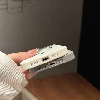 17 Design Large Window/TPU soft case/Titanium Grey เคส เข้ากันได้กับ iPhone 17 16 15 14 13 12 Pro Max case แม่เหล็ก