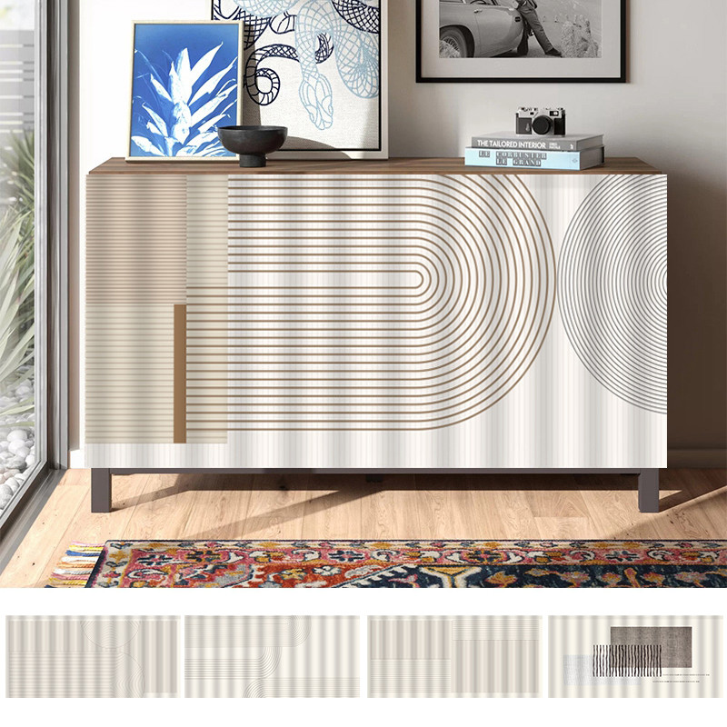 แนะนำ ผ้าม่าน ผ้าม่านตู้ครัวนอร์ดิกม่านกาวในตัวที่เรียบง่ายฝุ่นตู้ม่านตกแต่งบ้าน ราคาพิเศษ มีเก็บเงินปลายทาง