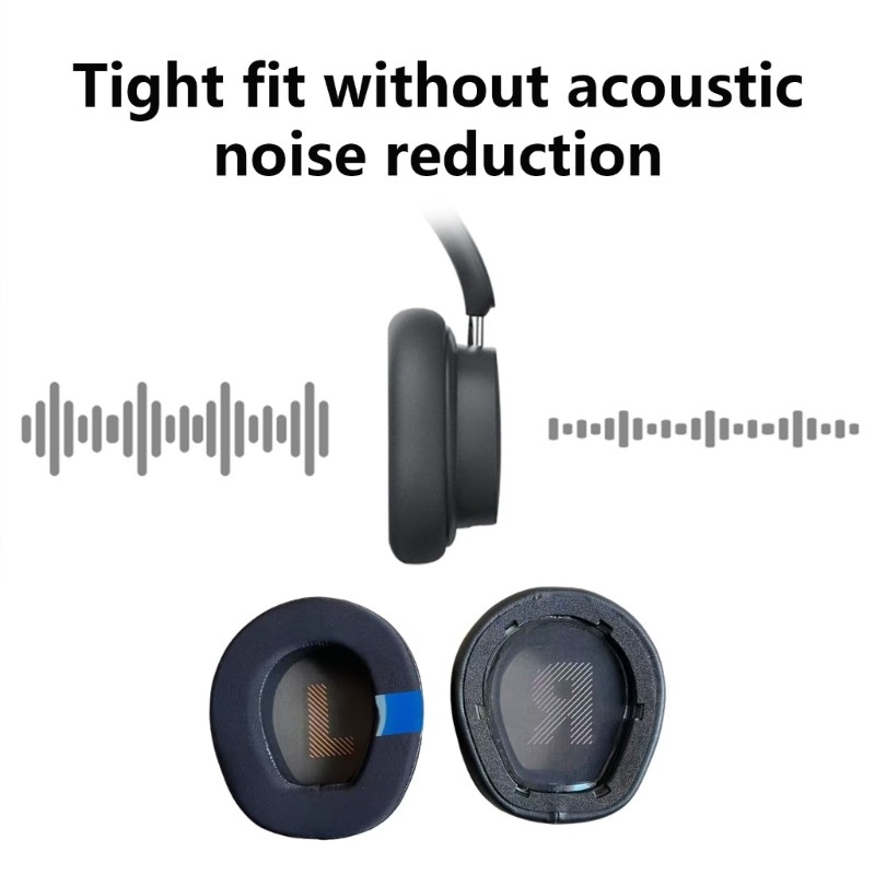 3C 1 คู่ Cooling Gel แผ่นรองหูฟังหน่วยความจําโฟมการแยกเสียงรบกวนสําหรับ 800 Q800 Q600