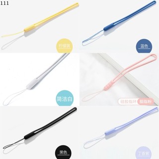 สายคล้องโทรศัพท์มือถือ สไตล์วินเทจ เชือกเส้นเล็ก แบบเรียบง่าย Silicone Phone Lanyard