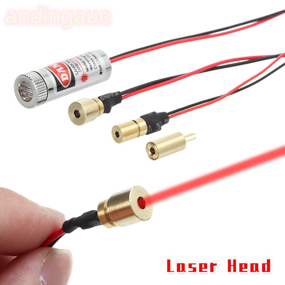 ANDIN Point/Line Laser 650nm 5mW Focusable Focus Adjustable Laser Module Head Laser