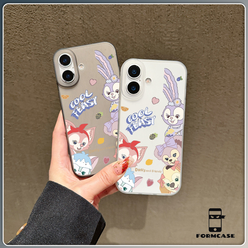 กรณีโทรศัพท์ จัดส่งจากประเทศไทย Duffy and Friendsfor iPhone14 11 12 13 15 16 PROMAX X XS MAX XR 7/8P ป้องกันลายนิ้วมือ