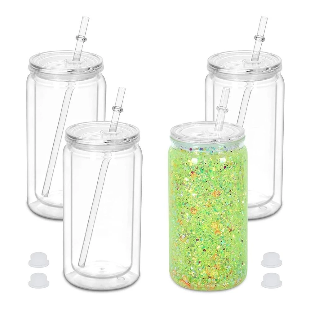 Mason Jar Cups ขวดน้ำสองชั้น 16oz thumbnail 9