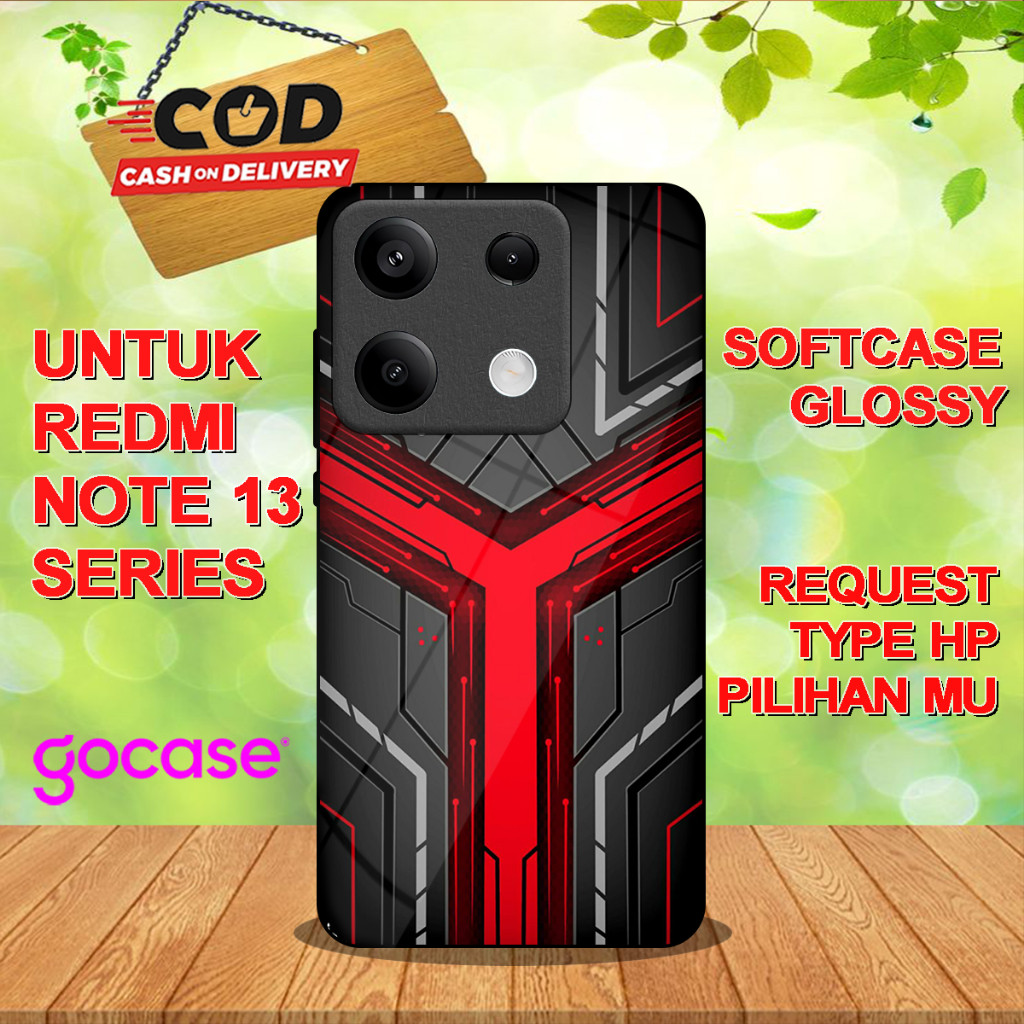 ( DA 7 ) Softcase Glossy สําหรับ Xiaomi Redmi หมายเหตุ 13 4G 5G l หมายเหตุ 13 Pro 4G 5G l Poco X6 l 