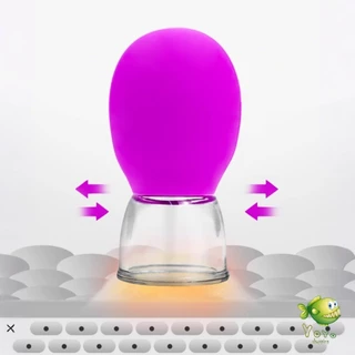 YOYO 1 ชิ้น เครื่องมือความงามบนใบหน้า เครื่องนวดสูญญากาศ Facial Cupping Machine
