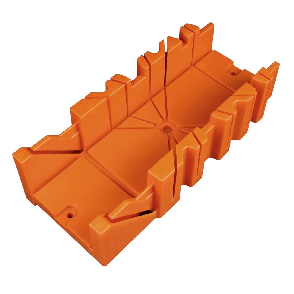 OfficeStucio-th Adben Miter Box ขนาด 12 นิ้วสำหรับมุมมองด้านหลัง Slot Angles 45/22.5/90 องศาตัดการเล