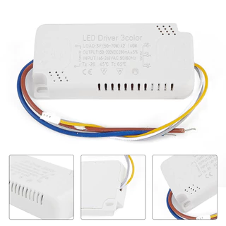 ⚡สมาร์ทช้อยส์⚡ อะแดปเตอร์ไดรเวอร์ LED 3 สี แบบเปลี่ยน AC220V สําหรับไฟเพดาน LED