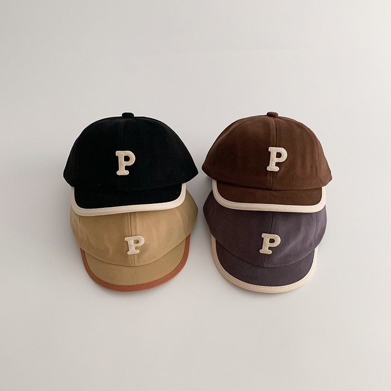 [6เดือน-3ปี] เวอร์ชั่นเกาหลีอินเทรนด์จดหมายเด็กหมวกฤดูใบไม้ร่วงฤดูหนาวหมวกกันลมชายหญิงทารกเดินทางฤดูใบไม้ผลิฤดูใบไม้ร่วงหมวกเบสบอล เอสเอ็ม508