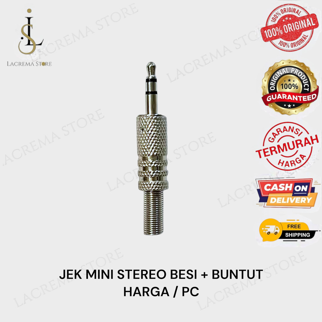 MINI MONO IRON JEK | MINI STEREO IRON JEK | MINI IRON TRIPEL JEK | แจ็คเหล็กขนาด 3.5 มม | เหล็กขนาด 