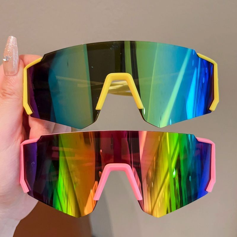 เด็กชายแว่นตาขี่จักรยานกลางแจ้งกรอบใหญ่เด็กแว่นตาจักรยานแว่นตากันลมสาวกีฬาแว่นกันแดดแว่นกันแดด - รูปที่ 5