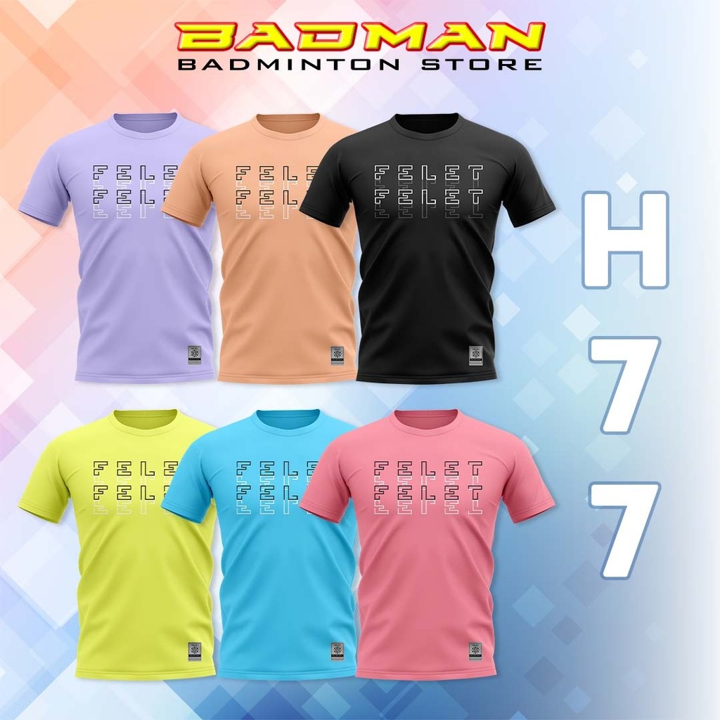 FELET RN JERSEY H77 เสื้อแบดมินตัน Badminton Baju by FLEET