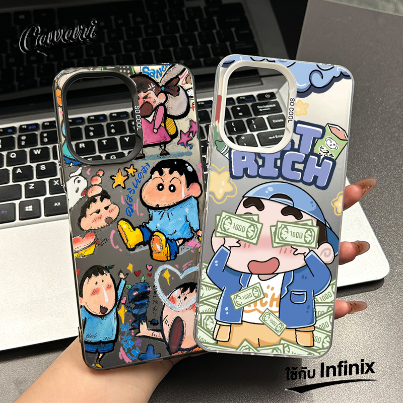 เคสโทรศัพท์ Infinix Smart 8 7 6 8Plus Spark GO 2024 20 20C 20Pro Hot 30i 40i 40 20 Play Camon 20 Note 40 Pro ชินชันวิถีช