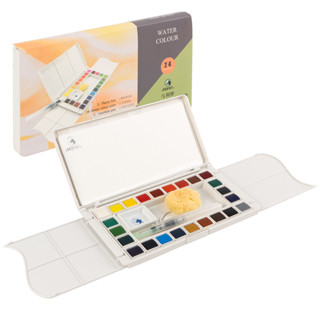 ชุดสีน้ำ ก้อนแข็ง Marie’s 18/24/36/48 สี – ชุดสีวาดภาพ สีสด …