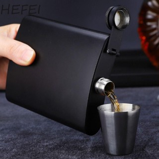 SATURNDAYMODE Hip Flask, 6/8/12 Oz ทนทานกระเป๋าสีดํา Flagon,…