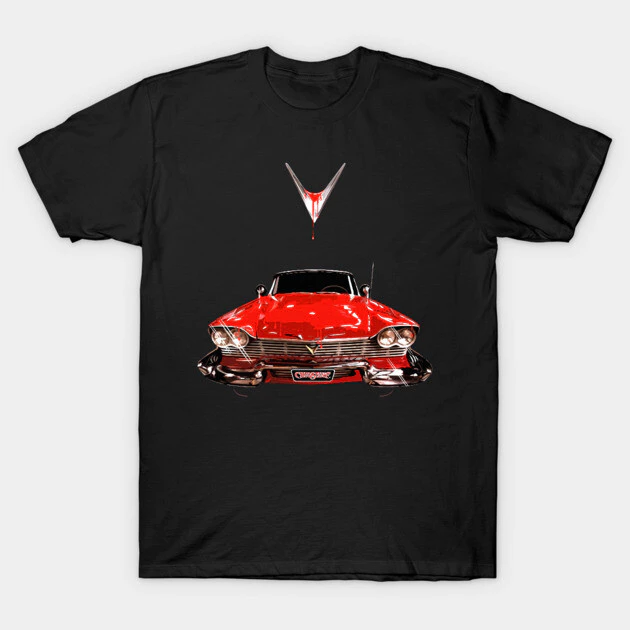 เสื้อยืด Vintage Christine 1958 Plymouth Fury Cotton 100%