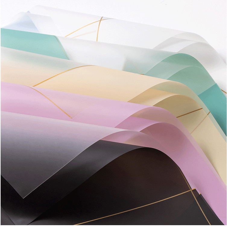 CROSS LINE PATTERN CELLOPHANE / FLOWER WRAPPING PAPER / BUCKET PAPER / FLOWER WRAPPING