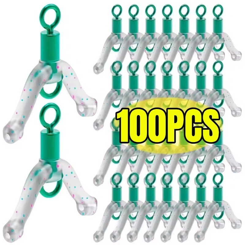 เครื่องแยกตะขอตกปลารูปตัว Anti Tangle 8 - ความยืดหยุ่นสูง Double Hook Terminal Tackle Gear - เครื่องแยกเบ็ดตกปลาที่ทนต่อการสึกหรอ​